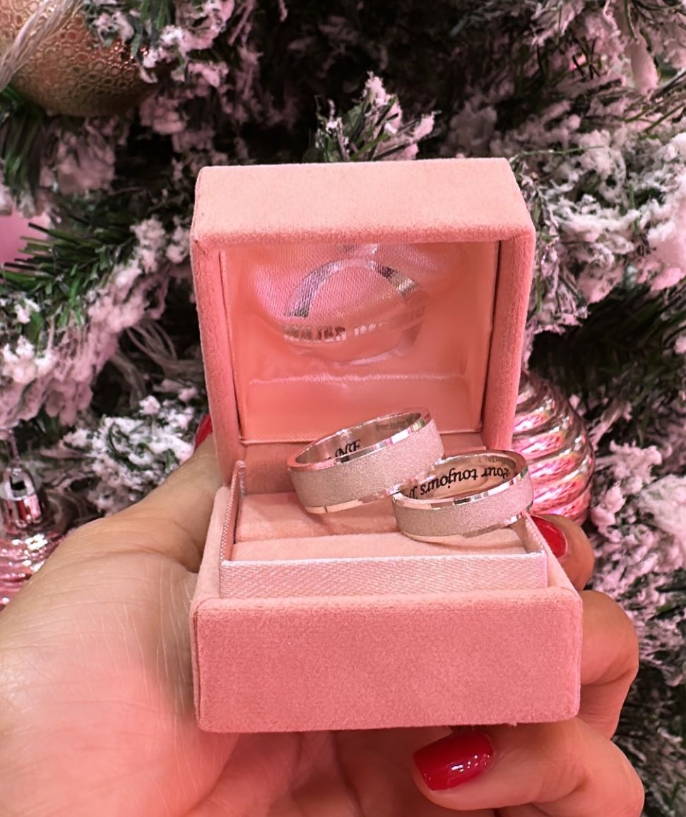 Par de Argolla Personalizada